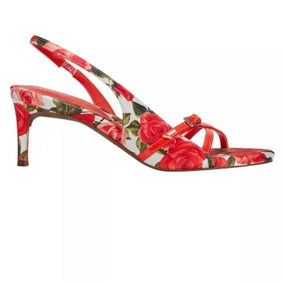BRAND NEW MARC FISHER FLORA  SLINGBACK  HEELS SANDALS R3 - Picture 1 of 16